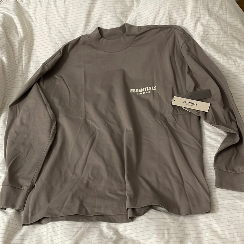 Essentials mens long sleeve tee NWT